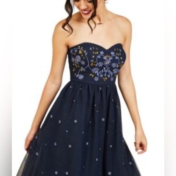 Modcloth Dresses & Skirts - ModCloth Blue Tulle Midi Dress - small